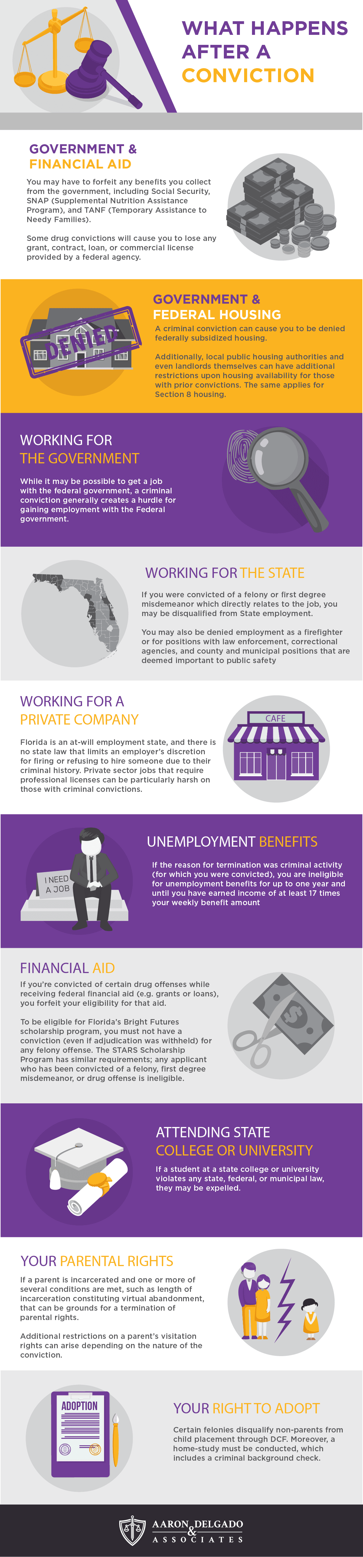 what happens after a conviction in florida infographic