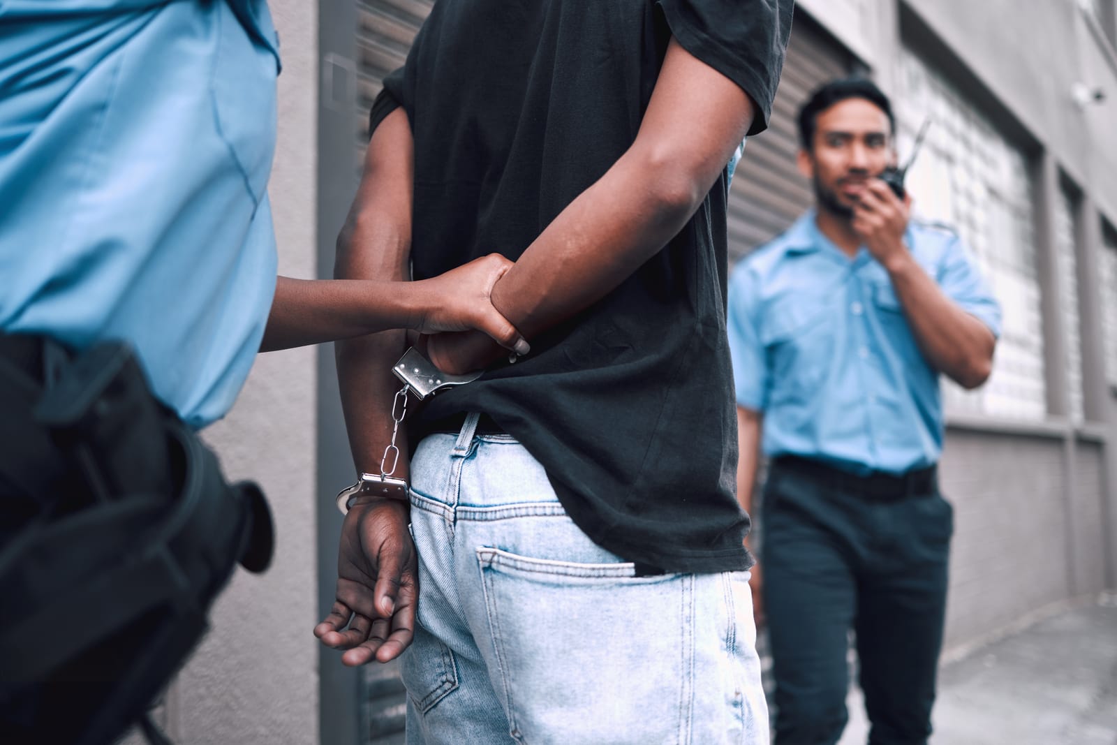 stopped by police on motorcycle